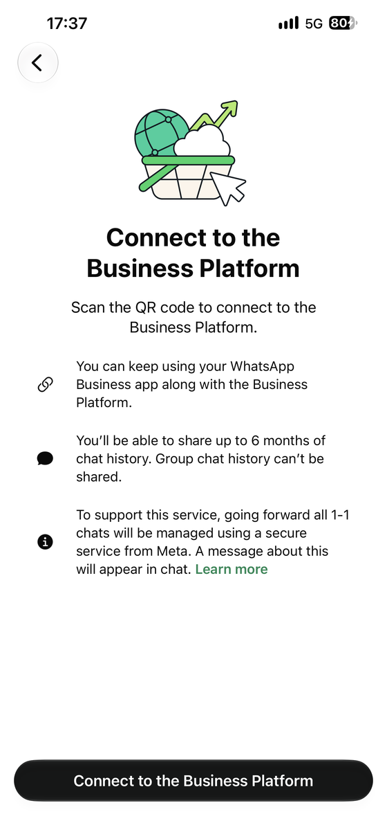WhatsApp Business on the phone: Connect to the Business Platform